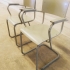 Midcentury vintage design buisframe stoelen